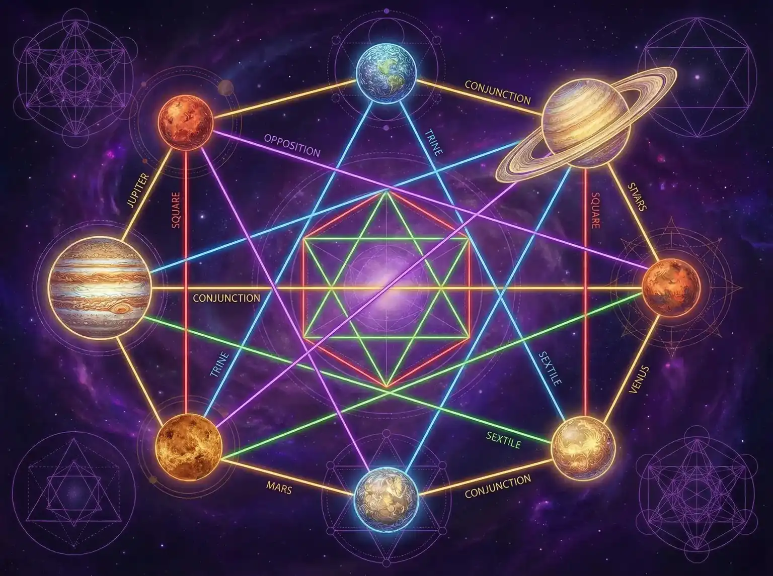 行星相位解读 - 草蜢网在线观看免费高清 | 占星学进阶